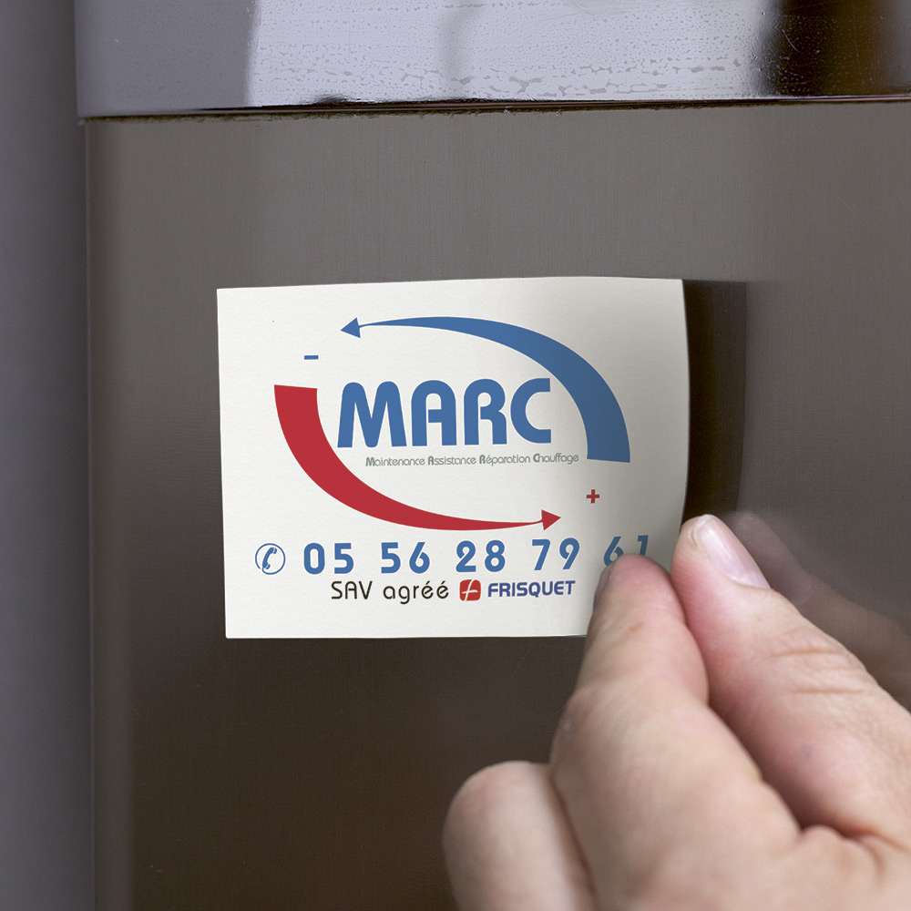Magnet personnalisé - Memo publicitaire pour frigo